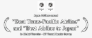 Japan Airlines Named "best Trans-pacific Airline" And - Plain And Simple