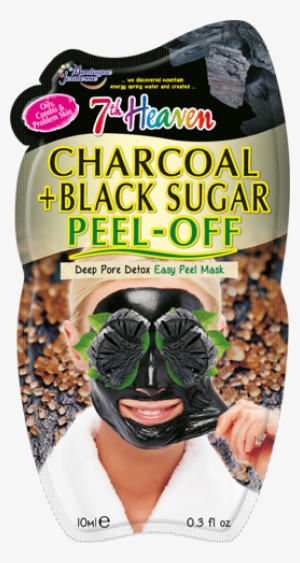 Charcoal & Black Sugar Peel-off - Montagne Jeunesse Face Mask Black