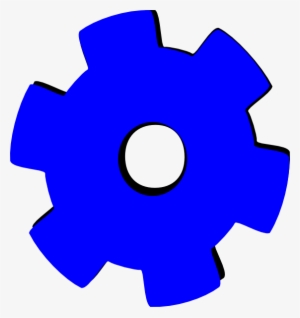 Blue Gear Svg Clip Arts 564 X 599 Px