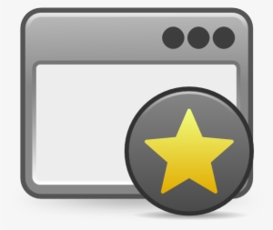 How To Set Use New Window Clipart - Star In Square Icon