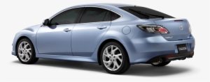 Car Back View Png Continues At The Back With - Mazda 6 Hatchback 2013