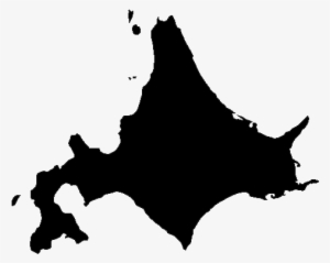 Shadow Picture Of Hokkaido Prefecture Edit - Hokkaido Map Outline