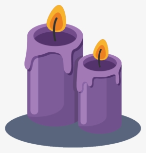 Dracula - Candles Purple Transparent