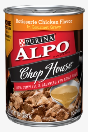 Purina Alpo Chop House Rotisserie Chicken Flavor In - Alpo Dog Food