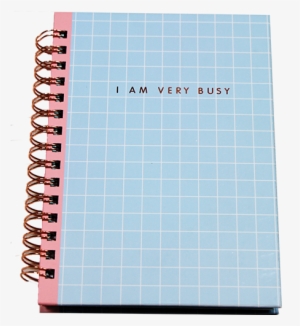 Blue 3 Subject Notebook A5 - Cute Notebook Png
