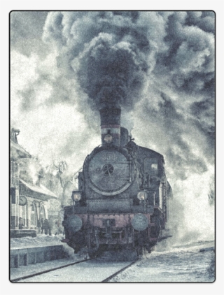 Steam Train Blanket 58"x80" - Diamond Painting Train