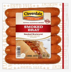With Intensely Smoky, Rugged Flavor, Our Smoked Brats - Cloverdale Foods Cloverdale Smoked Bratwurst 14 Oz