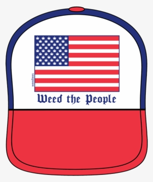 weed the people trucker hat - mexico flag 1821 1836