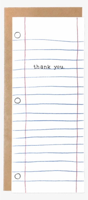 Thank You Notebook