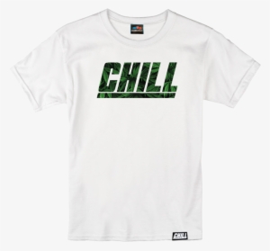 Chill Weed Pattern White Tee - Thinking Of Youth Toy