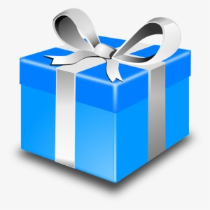 Regalos Cumpleaños Png - Blue Gift Box Vector