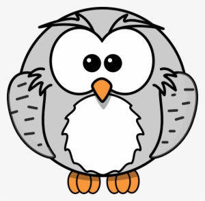 Gray Owl Cartoon Clip Art At Clker - Cartoon Owl