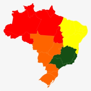 Regiões Do Brasil Por Porcentagem De Rede De Esgoto - Mapa Do Brasil Png Vector
