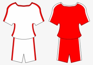 Chn Football Kit - Red Football Kit Clipart