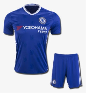 Kids Chelsea Football Jersey And Shorts Home 16 17 - Adidas Chelsea Home Fa Cup Jersey 16/17 J996837