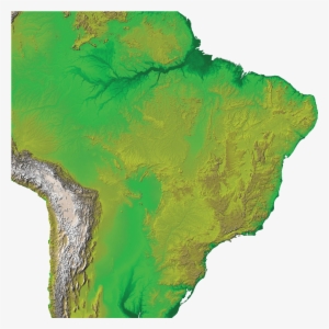 Mapa Expandido - South America Topography
