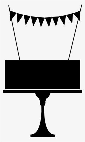 Cake 01 Black - Portable Network Graphics