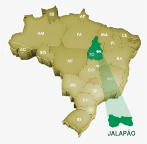 O Jalapão - Brazil Map