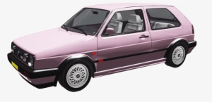 Baby Pink Vw Golf Mk2 - Volkswagen Golf Mk2