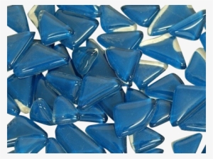 Blue Crystal Glass Mosaic Tiles Irregular - Glass Mosaic
