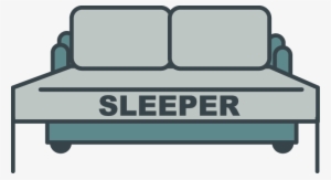 Queen Sleeper - Sleeper Sofa Clip Art