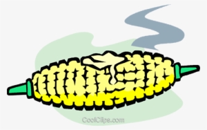 Corn On The Cob Royalty Free Vector Clip Art Illustration - Maiskolben Clipart