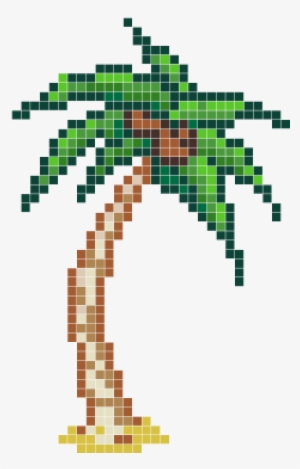 Palmtree Pixel Png