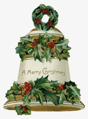 Merry Christmas Clipart Victorian - Vintage Christmas Png