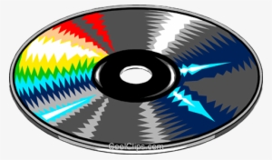 Cd-rom Disk Royalty Free Vector Clip Art Illustration - Cd-rom