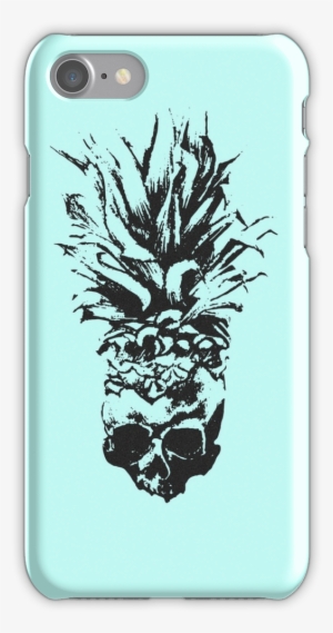 Skull Pineapple Grunge Case Iphone 7 Snap Case - Pineapple