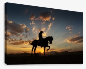 Western Cowboys Riding Horses, Roping Wild Horses Canvas - Cowboys Riding On Horse