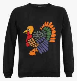 Funny Turkey Abstract Art Gildan Crewneck Sweatshirt