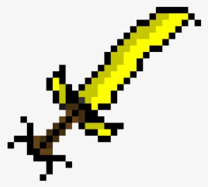 Gold Sword - Minecraft Iron Sword Texture Png