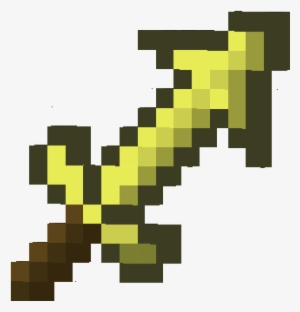 Minecraft Gold Sword Png - Minecraft Story Mode Enchanted Diamond Sword