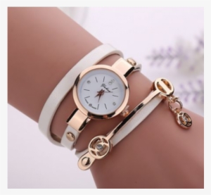 New Fashion Women Bracelet Watch Luxury Gold Quartz