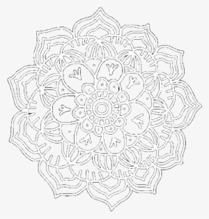 Png Mandala Pngmandala Mandalapng - Flower Overlay For Edits