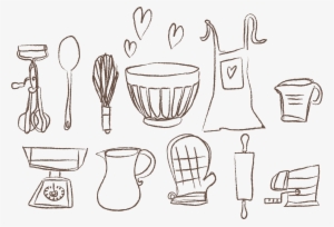 Handmade In Sf - Kitchen Supplies Drawing