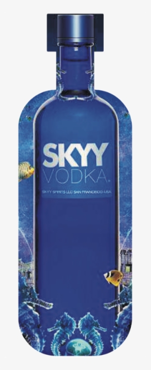 Bottle Vodka Led - Skyy Vodka