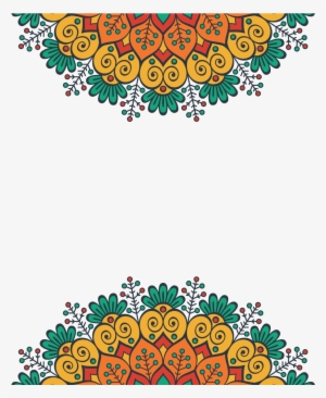 Mandala Design Pattern - Transparent Background Rangoli Png