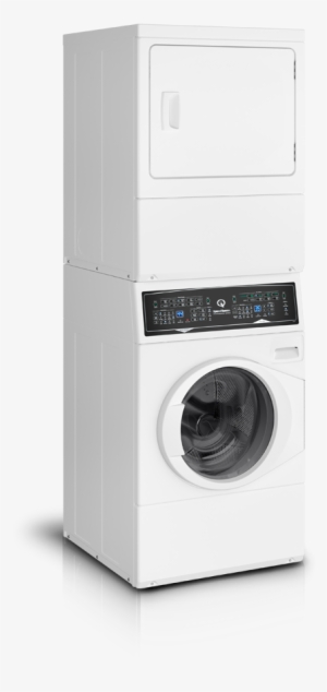 Stacked Washer/dryers - Speed Queen White Stacked Washer Dryer Sf7000we