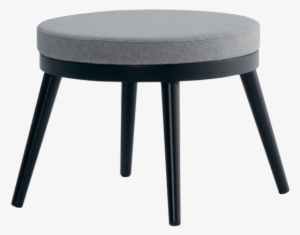 0 In Gray And Black - Footstool