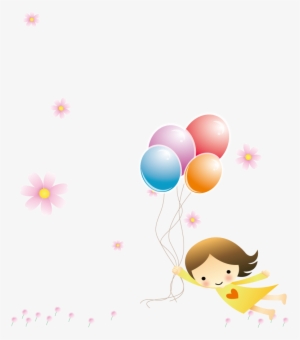 Girl Holding Balloons Silhouette At Getdrawings - Девушка Держит Воздушный Шарик