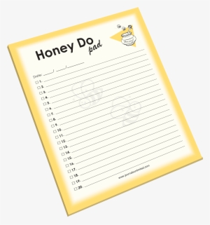 Np-428 Honey Do Notepad - Honey Do Note Pad *jumbo