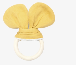 Fabelab Animal Teether With Mustard Bear Ears