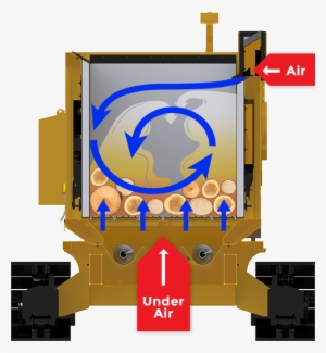 Pre-heated Under Chamber Air - Illustration