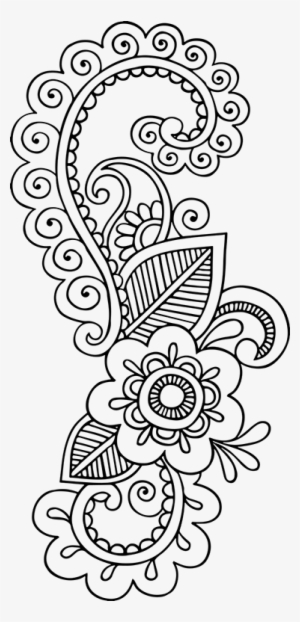 Vinilo Decorativo Dibujo Mandala Flor - Flower Mandala Drawing