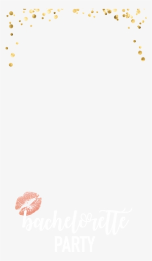 Glitter Lips - Gold Confetti Dots Png