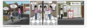 Vanity Mirror - Cartoon