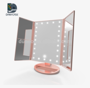 Danycase Trifold Led Lighted Makeup Vanity Mirror With - Lampshade