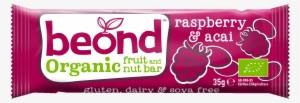 Beond Organic Raspberry & Açai Berry Fruit & Nut Bar - Beond Bars